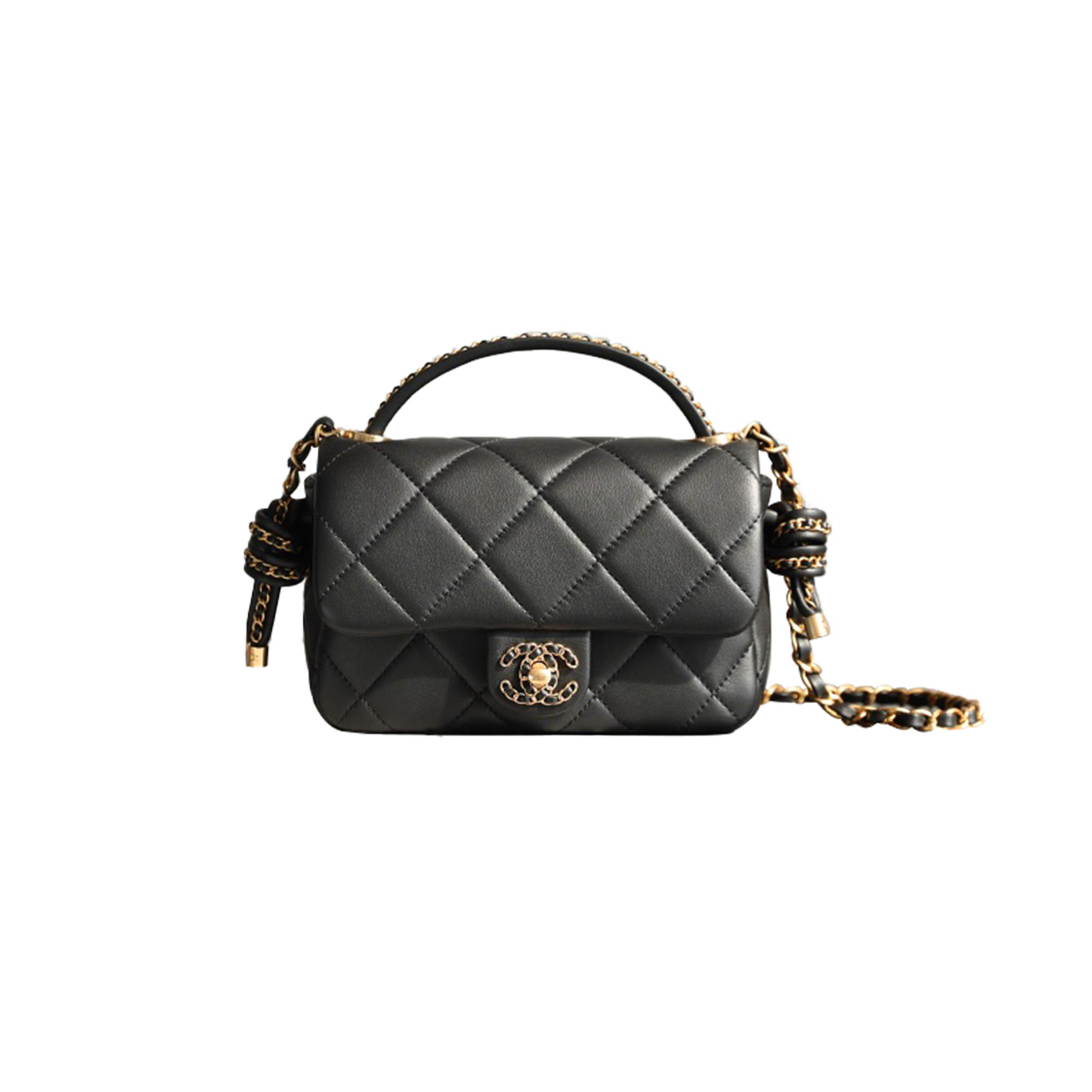 CHANEL MASTER MINI KNOT FLAP BAG (18*12*6cm)